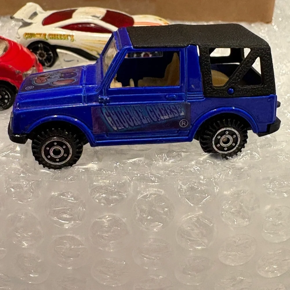 Lot Of 3 Chuck E Cheese Cars Pioneer Suzuki Jimmy Samurai Toyota Previa Sho-Stop